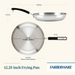 12.25-Inch Stainless Steel Frying Pan - Thumbnail - 24971155570740