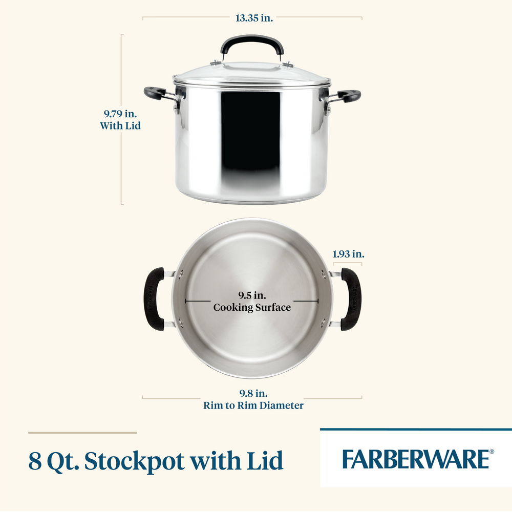 8-Quart Stainless Steel Stockpot - 24971085054004