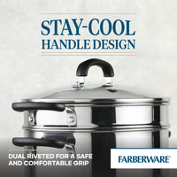 Farberware 10 Inch Stainless Steamer Insert, ideal for everyday cooking.