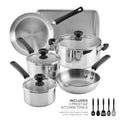 14-Piece Stainless Steel Cookware Set