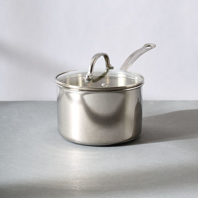 Stainless Steel 3-Quart Saucepan with Lid
