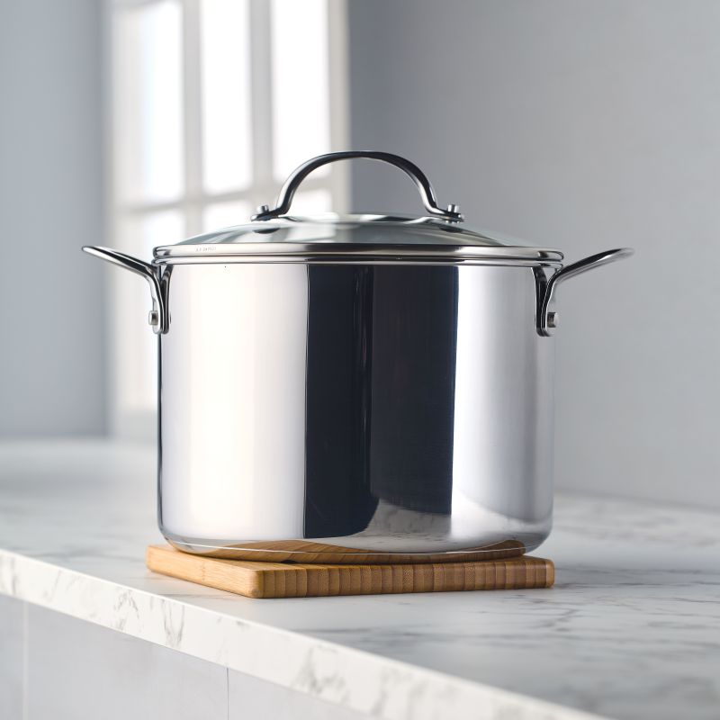 Stainless Steel 8-Quart Stockpot with Lid - 