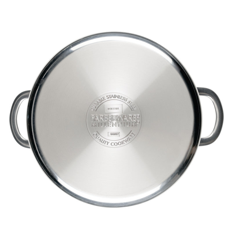 Stainless Steel 8-Quart Stockpot with Lid - 