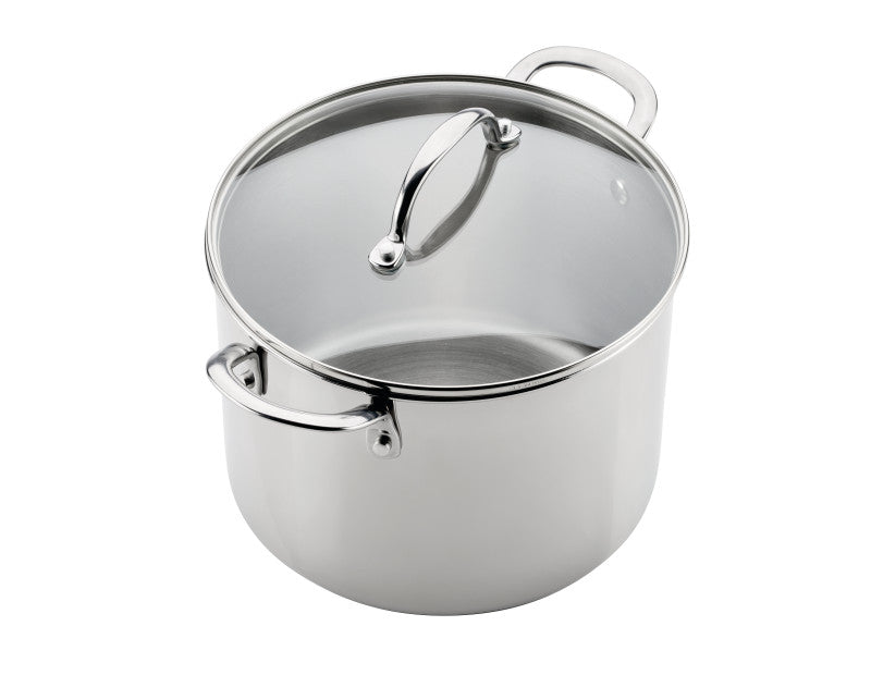 Stainless Steel 8-Quart Stockpot with Lid - 