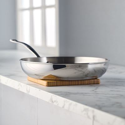 Stainless Steel 12.25-Inch Frying Pan