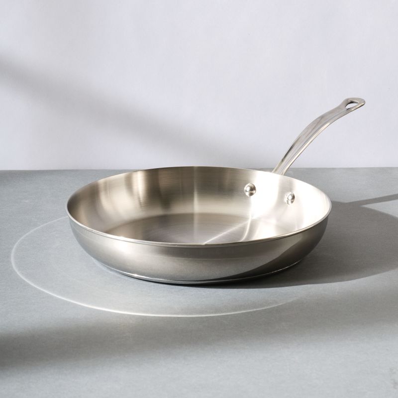 Stainless Steel 12.25-Inch Frying Pan - 