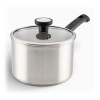 3-Quart Stainless Steel Induction Saucepan with Lid