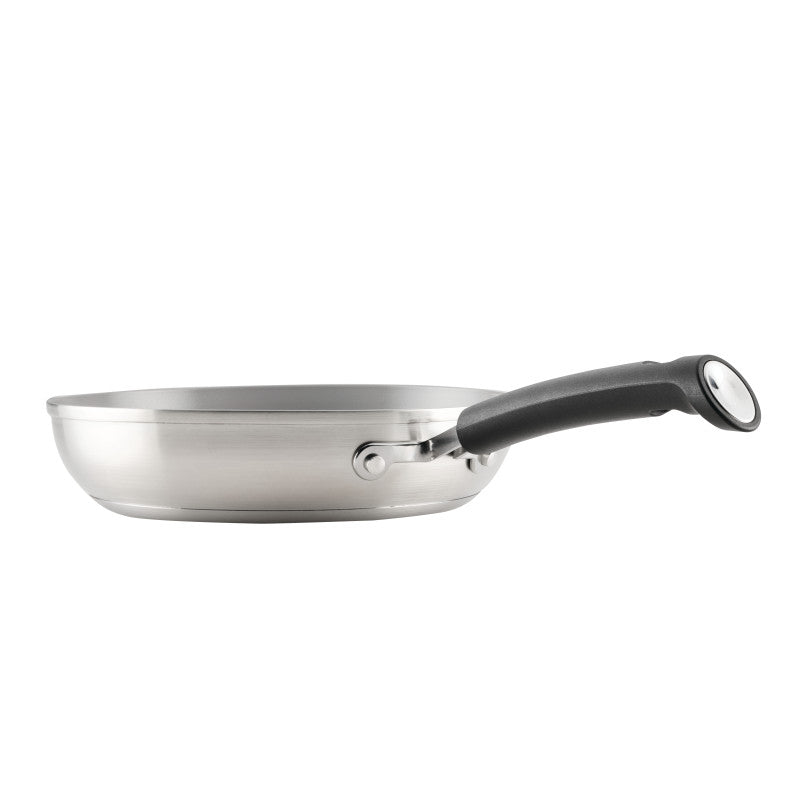 9.5-Inch Stainless Steel Induction Ceramic Nonstick Frying Pan