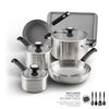 14-Piece Stainless Steel Induction Cookware Set