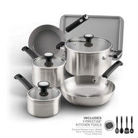 14-Piece Stainless Steel Induction Cookware Set