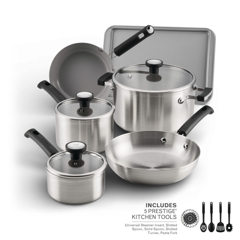 14-Piece Stainless Steel Induction Cookware Set