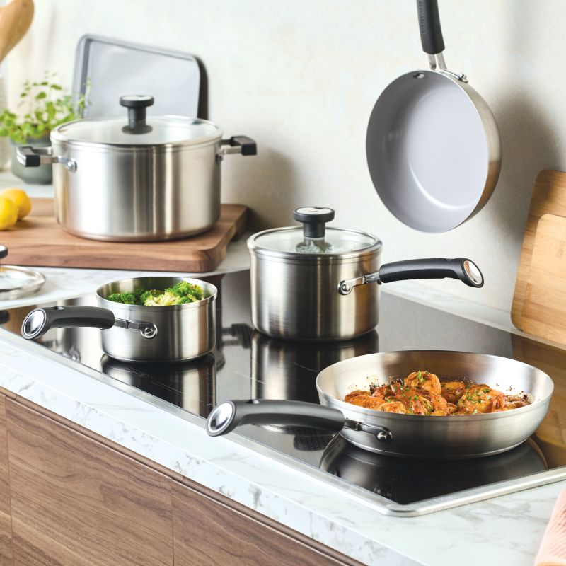 14-Piece Stainless Steel Induction Cookware Set