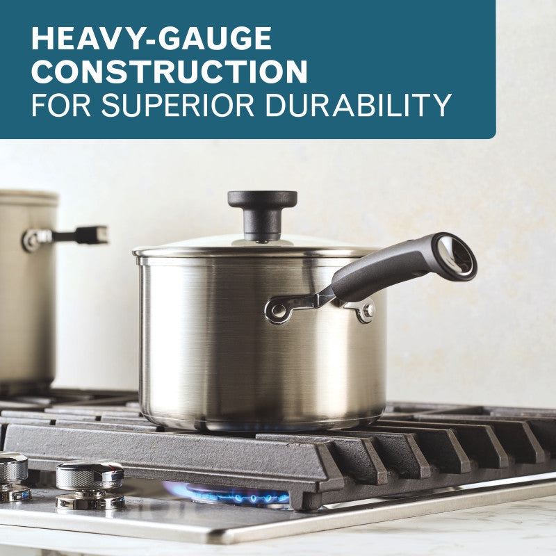 14-Piece Stainless Steel Induction Cookware Set