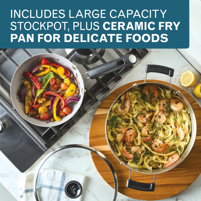 14-Piece Stainless Steel Induction Cookware Set