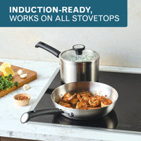 14-Piece Stainless Steel Induction Cookware Set
