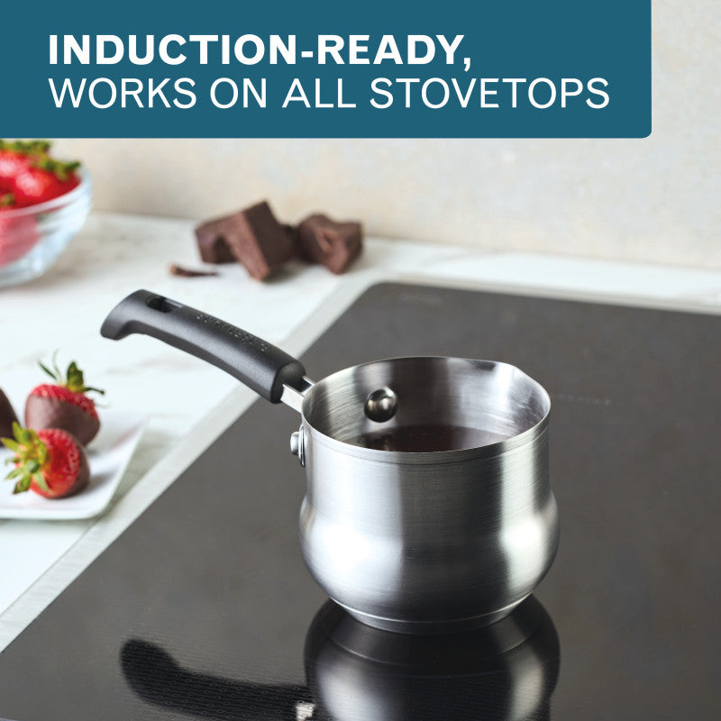 0.67-Quart Stainless Steel Induction Butter Warmer