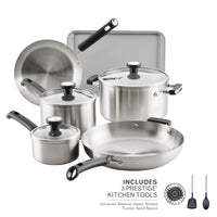 12-Piece Stainless Steel Induction Cookware Set
