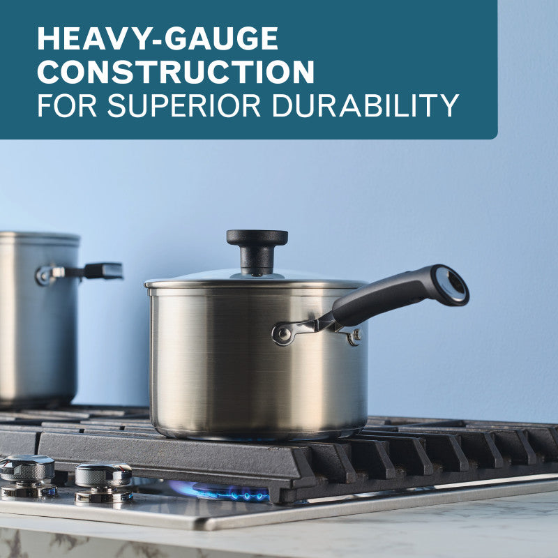 12-Piece Stainless Steel Induction Cookware Set