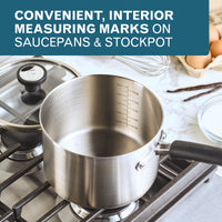 12-Piece Stainless Steel Induction Cookware Set