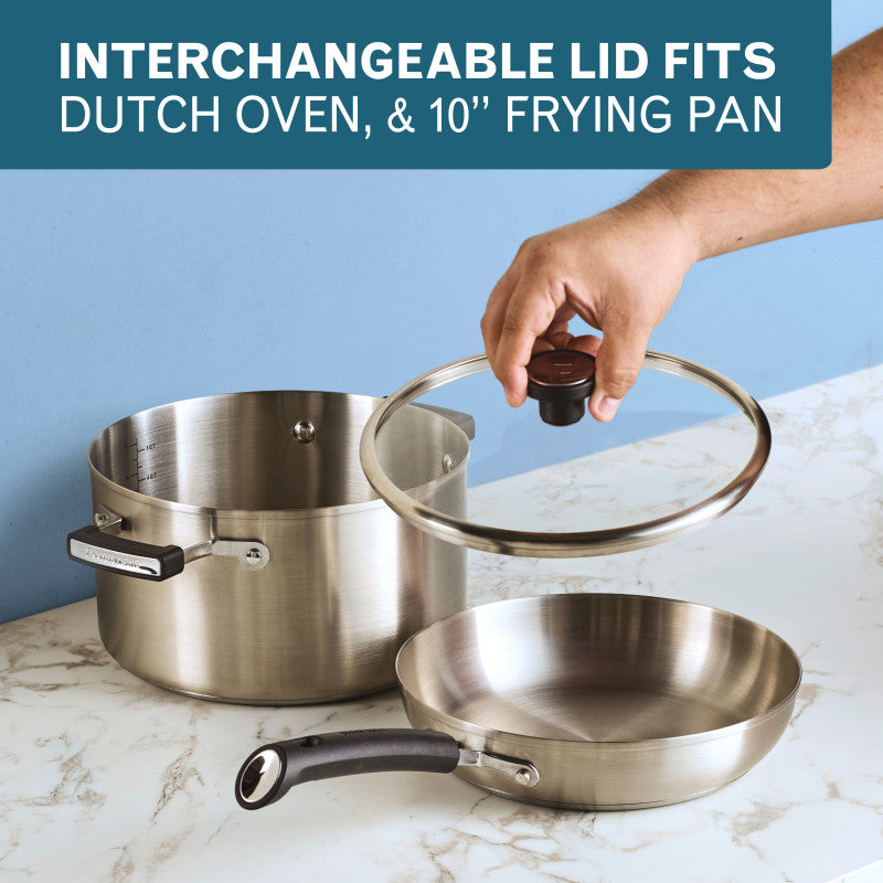 12-Piece Stainless Steel Induction Cookware Set