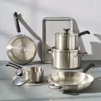 12-Piece Stainless Steel Induction Cookware Set