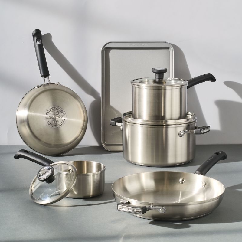 12-Piece Stainless Steel Induction Cookware Set