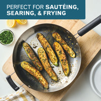 12-Inch Stainless Steel Frying Pan