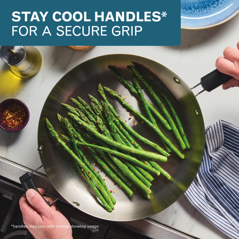 12-Inch Stainless Steel Frying Pan