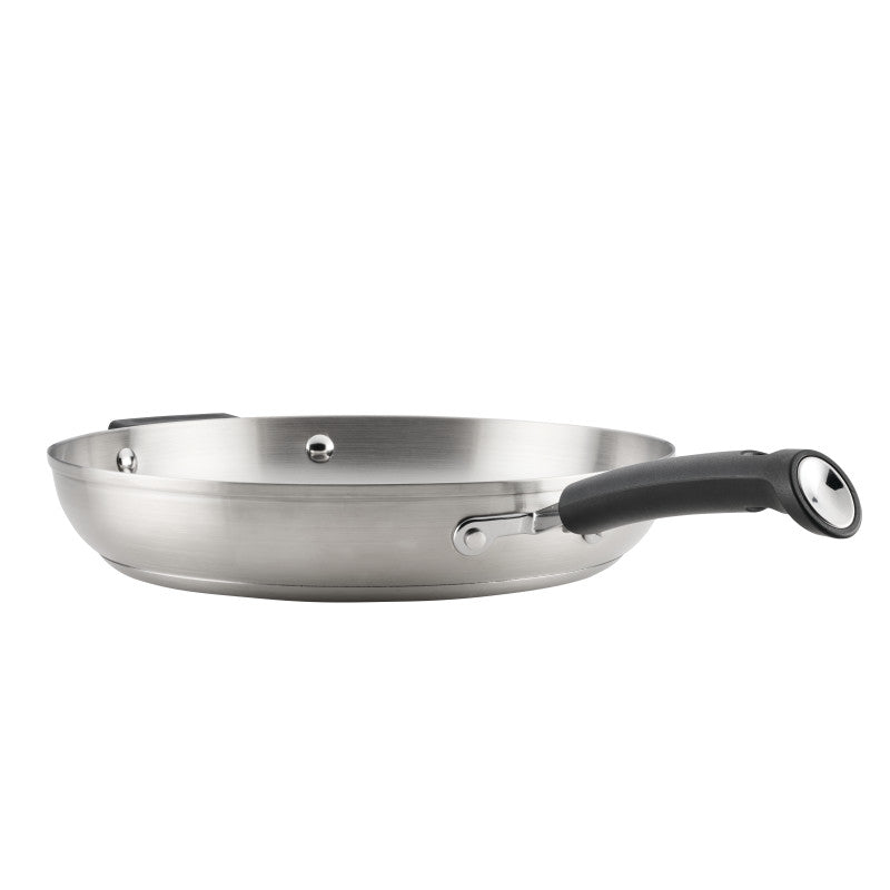 12-Inch Stainless Steel Frying Pan