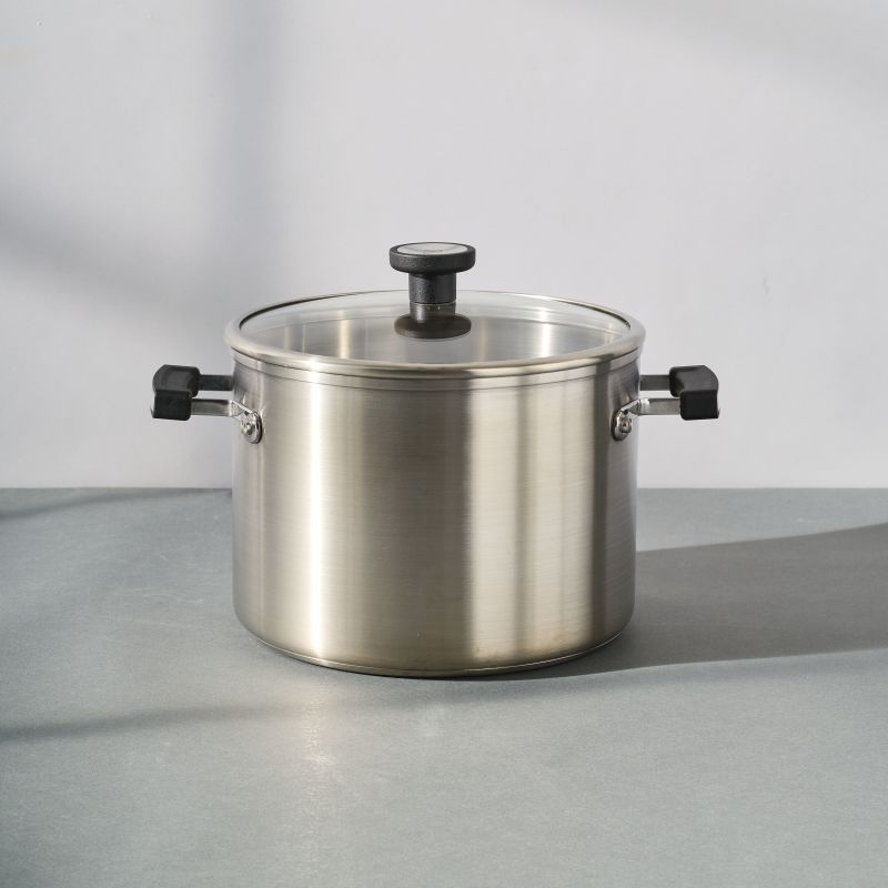 8-Quart Stainless Steel Induction Stockpot with Lid