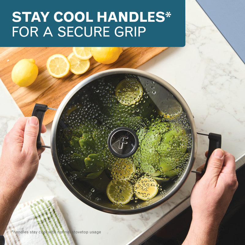 8-Quart Stainless Steel Induction Stockpot with Lid