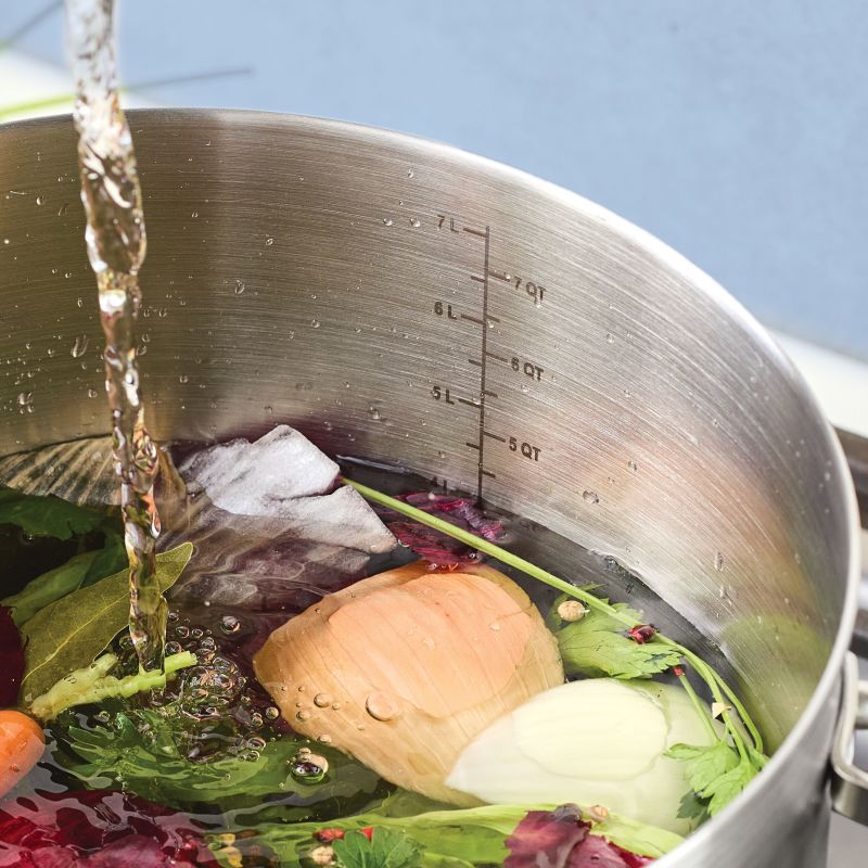 8-Quart Stainless Steel Induction Stockpot with Lid