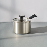 2-Quart Stainless Steel Induction Saucepan with Lid