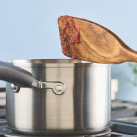 2-Quart Stainless Steel Induction Saucepan with Lid