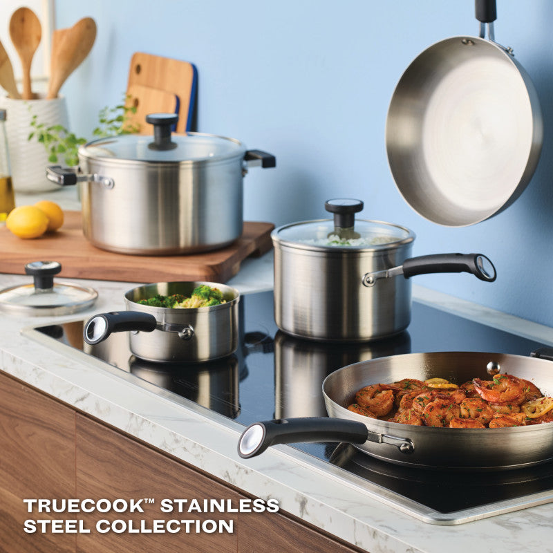 2-Quart Stainless Steel Induction Saucepan with Lid