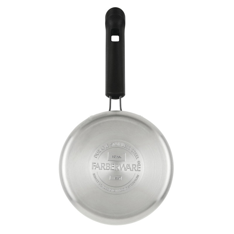 2-Quart Stainless Steel Induction Saucepan with Lid