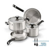 8-Piece Stainless Steel Induction Cookware Set