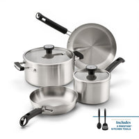 8-Piece Stainless Steel Induction Cookware Set