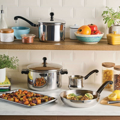 10-Piece Stainless Steel Classic Series Cookware Set