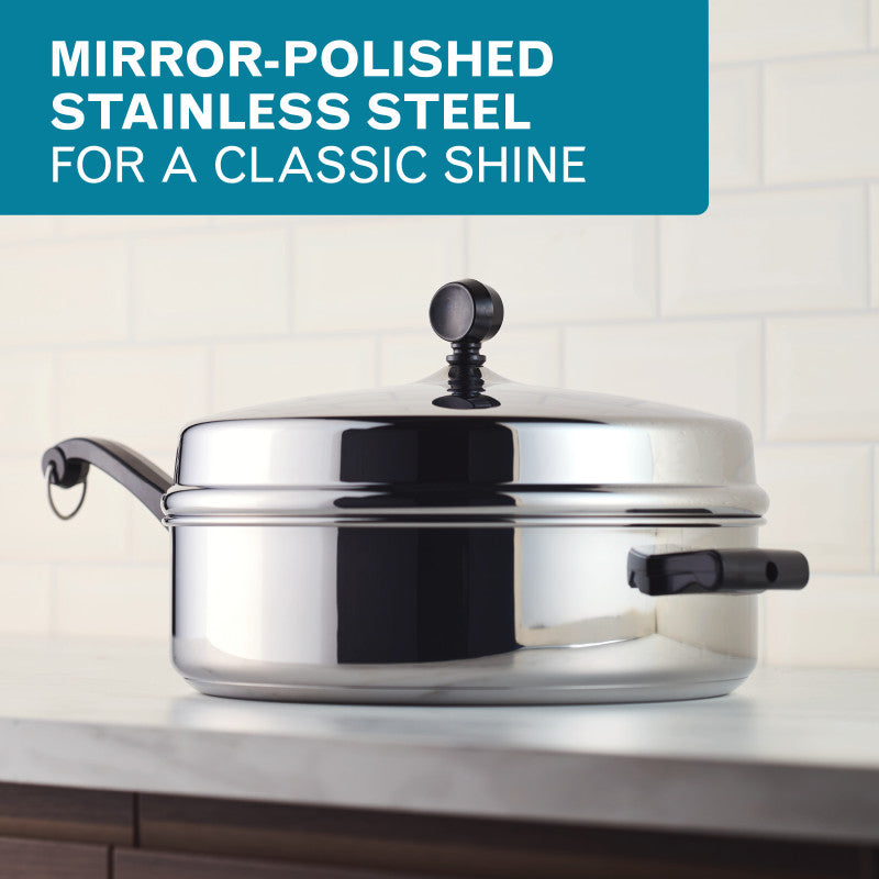 6-Quart Stainless Steel Anniversary Edition Saute Pan - 