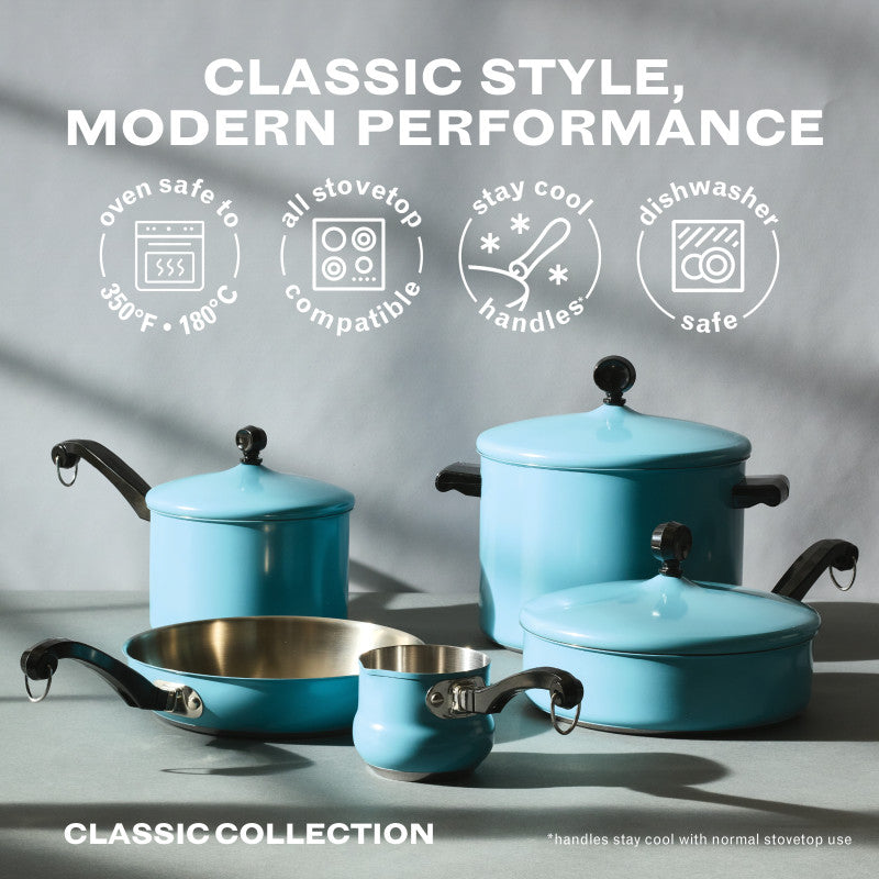 8-Piece Stainless Steel Anniversary Edition Cookware Set - 