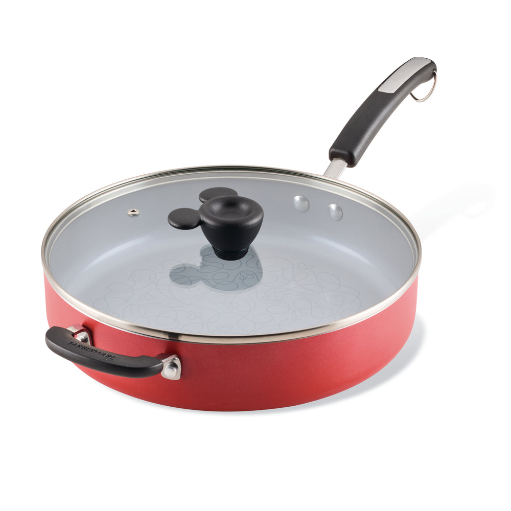 Bon Voyage 4.5-Quart Ceramic Nonstick Sauté Pan with Lid and Helper Handle - 24901319852084