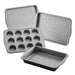 4-Piece Cake, Muffin, and Cookie Pan Set - Thumbnail - 24573539057716