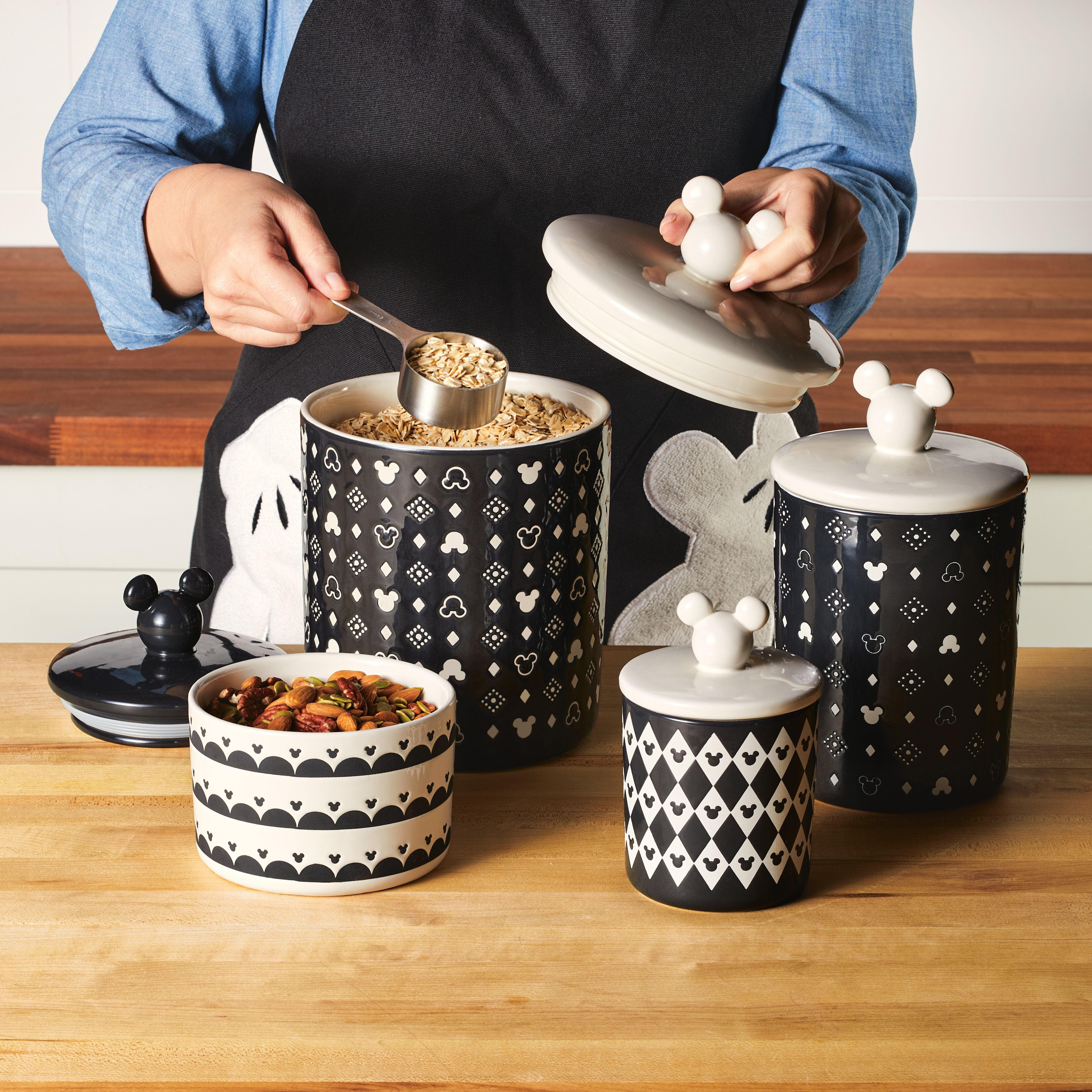 Ceramic Jar with Airtight Lid - 