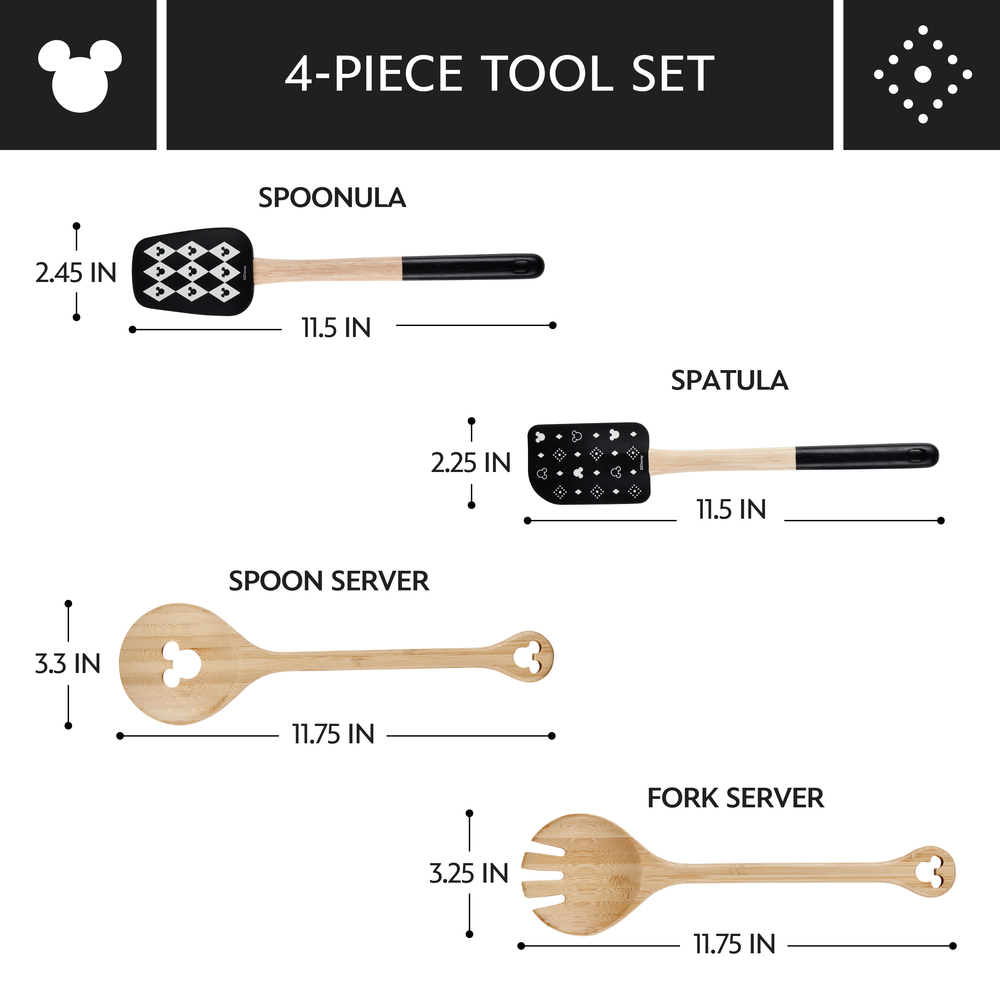 Monochrome Kitchen Tool Set - 25236123287604