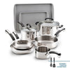 12-Piece Stainless Steel Anniversary Bundle with nonstick baking sheets.