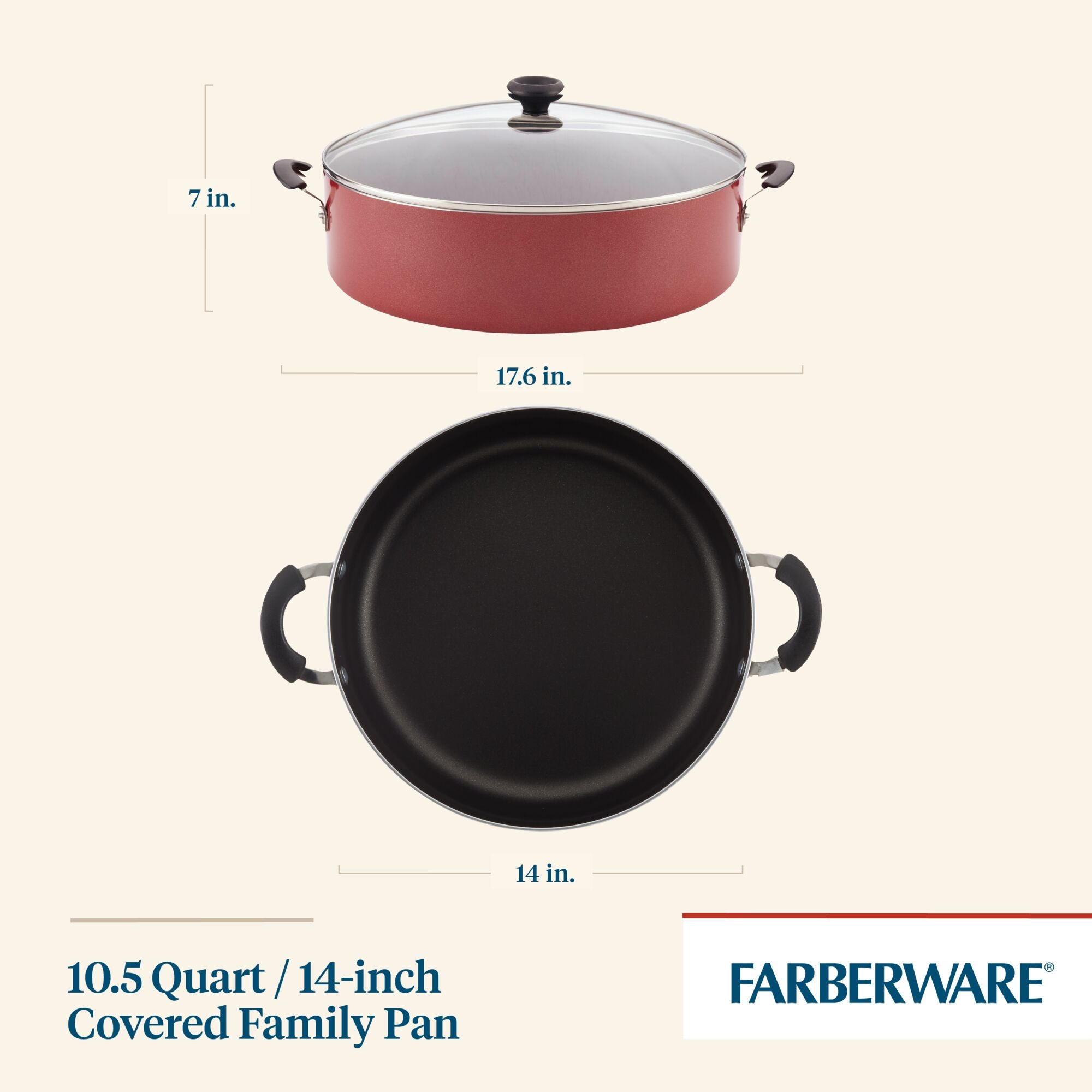14-Inch Nonstick Family Pan — Farberware Cookware