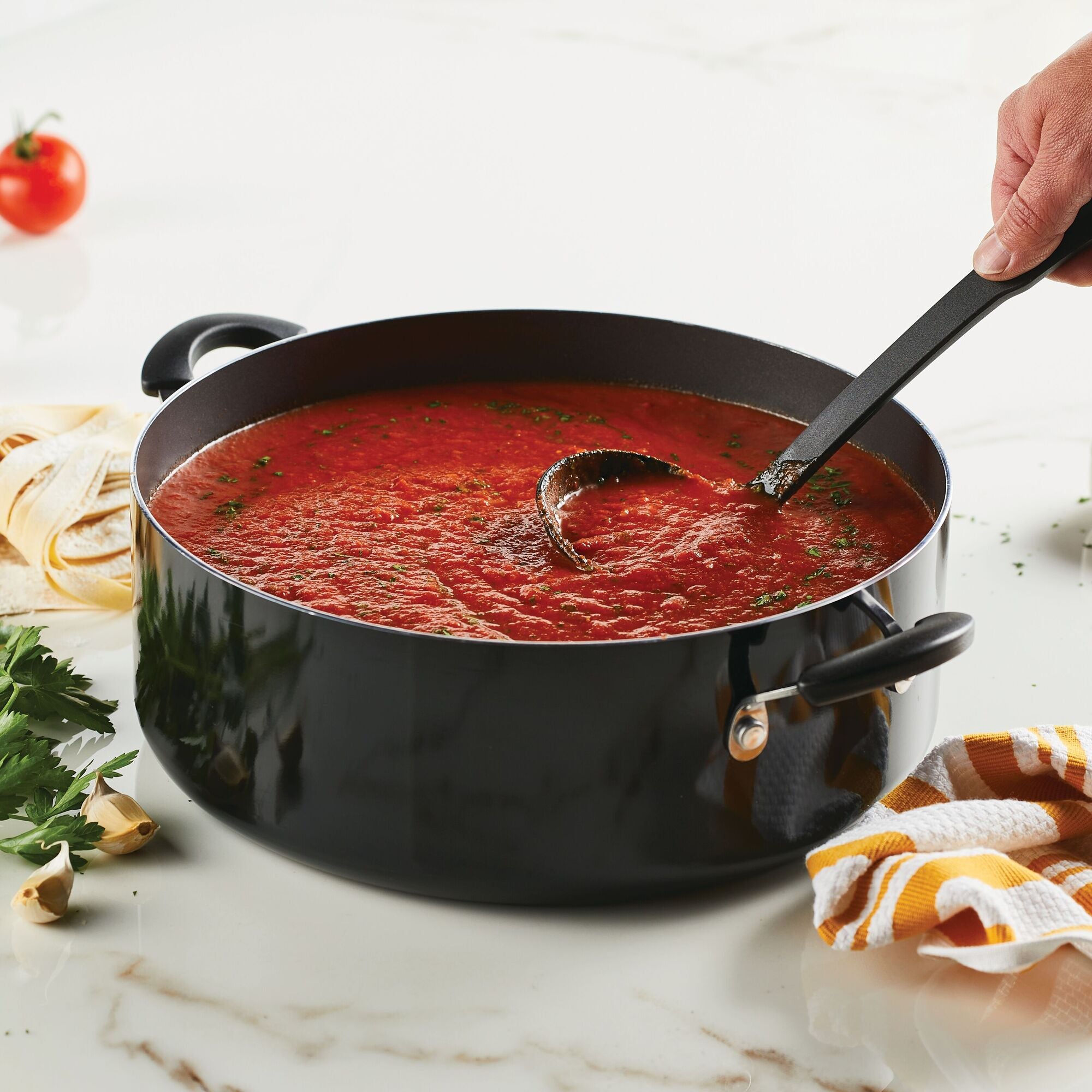 8 Quart Nonstick Stock Pot: Perfect for Cooking Large Meals