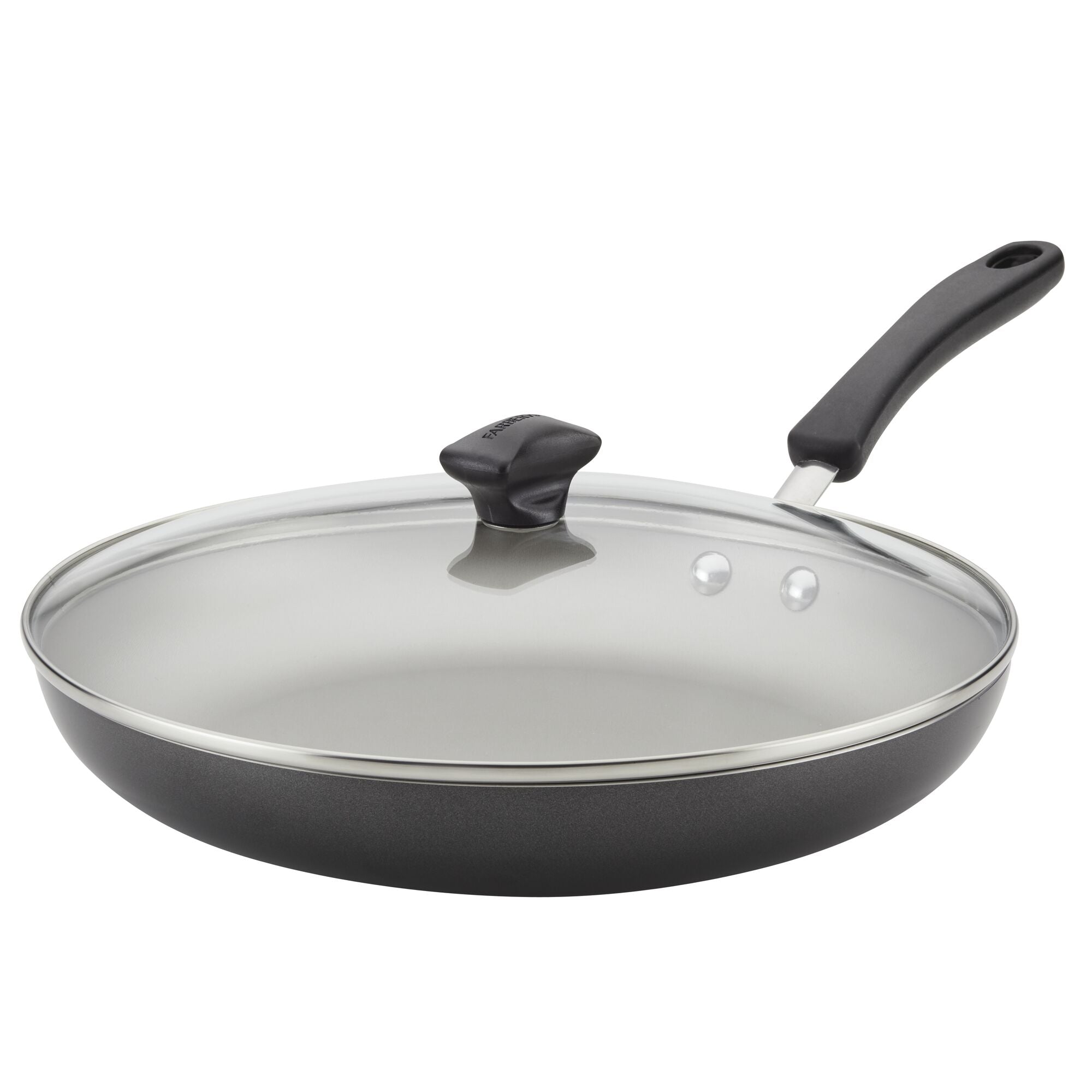 12-Inch Deep Frying Pan with Lid and Helper Handle – Anolon