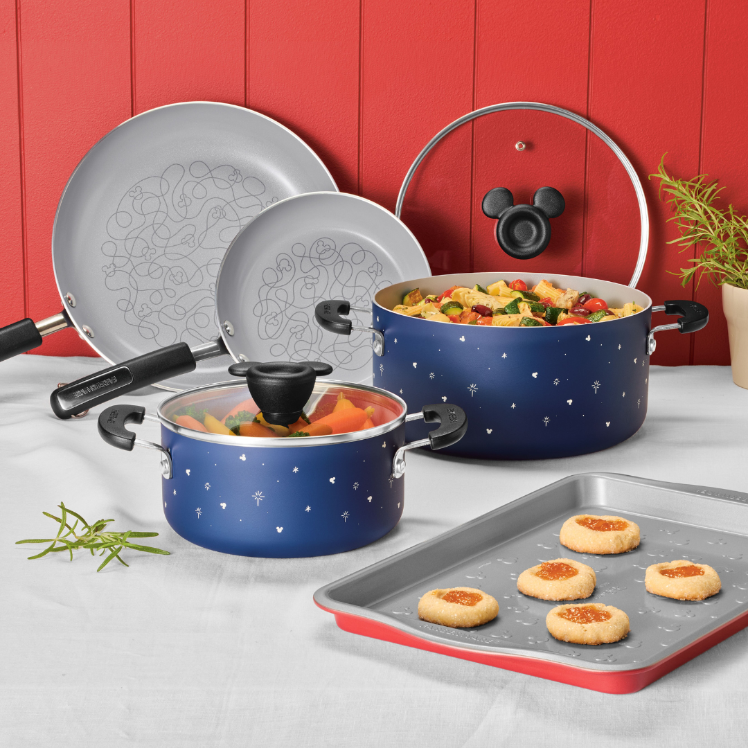 Bon Voyage 7-Piece Ceramic Nonstick Cookware Set - 